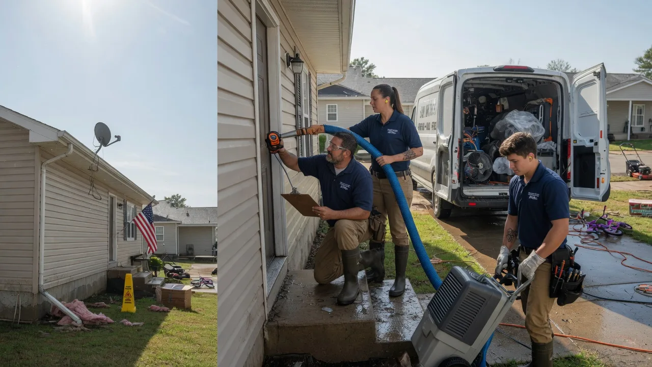 Ceiling Water Damage Restoration in Clear Lake, WI near me